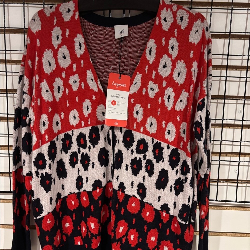 Cabi upbeat cardigan, nwt